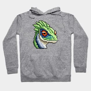 Head animal pixel art Hoodie